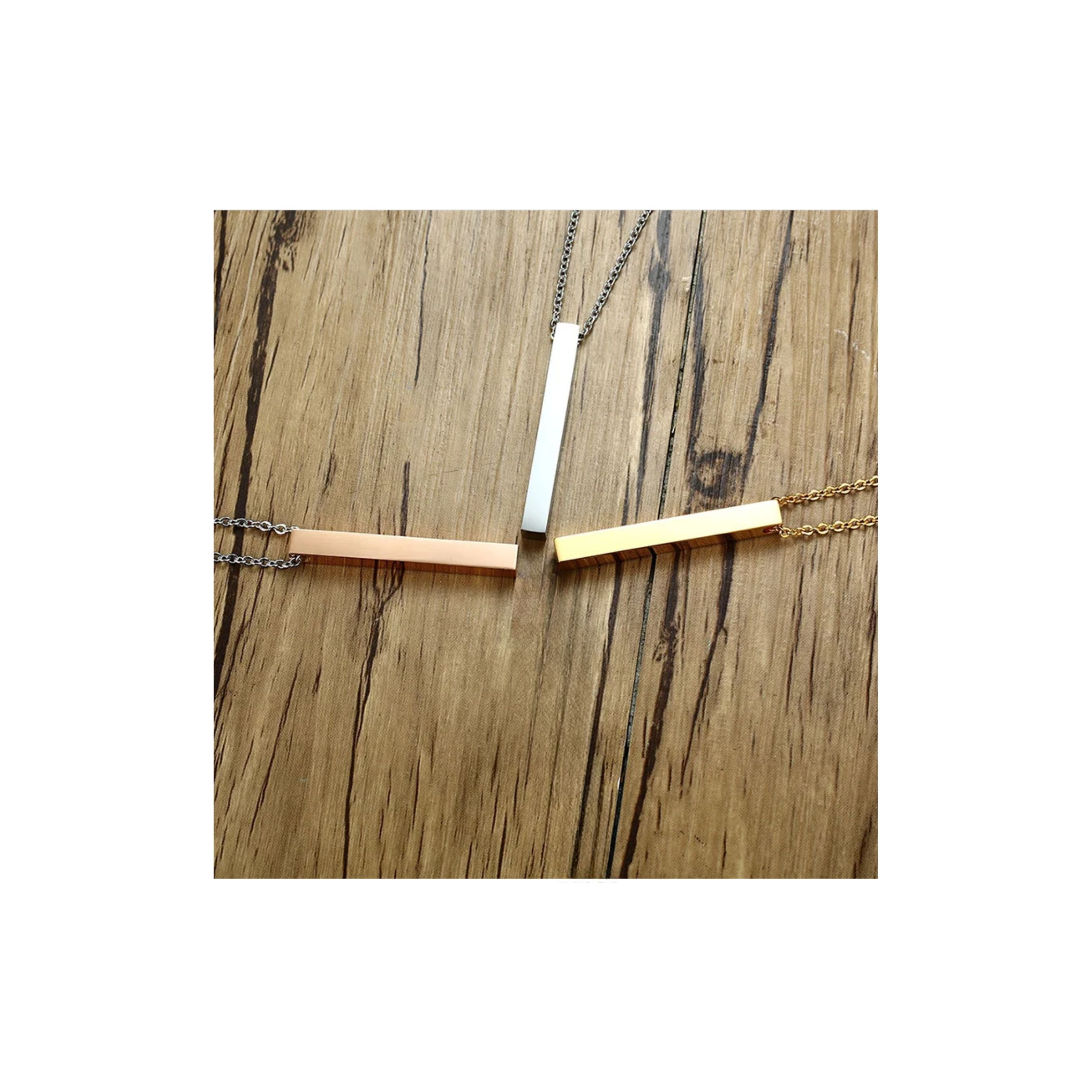 Collier Barre Personnalisé