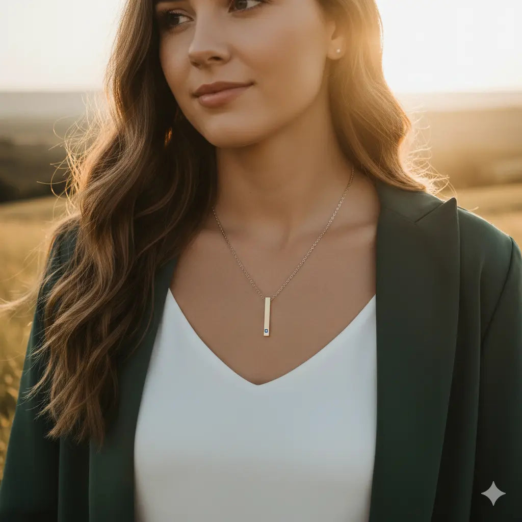 Collier Barre Personnalisé